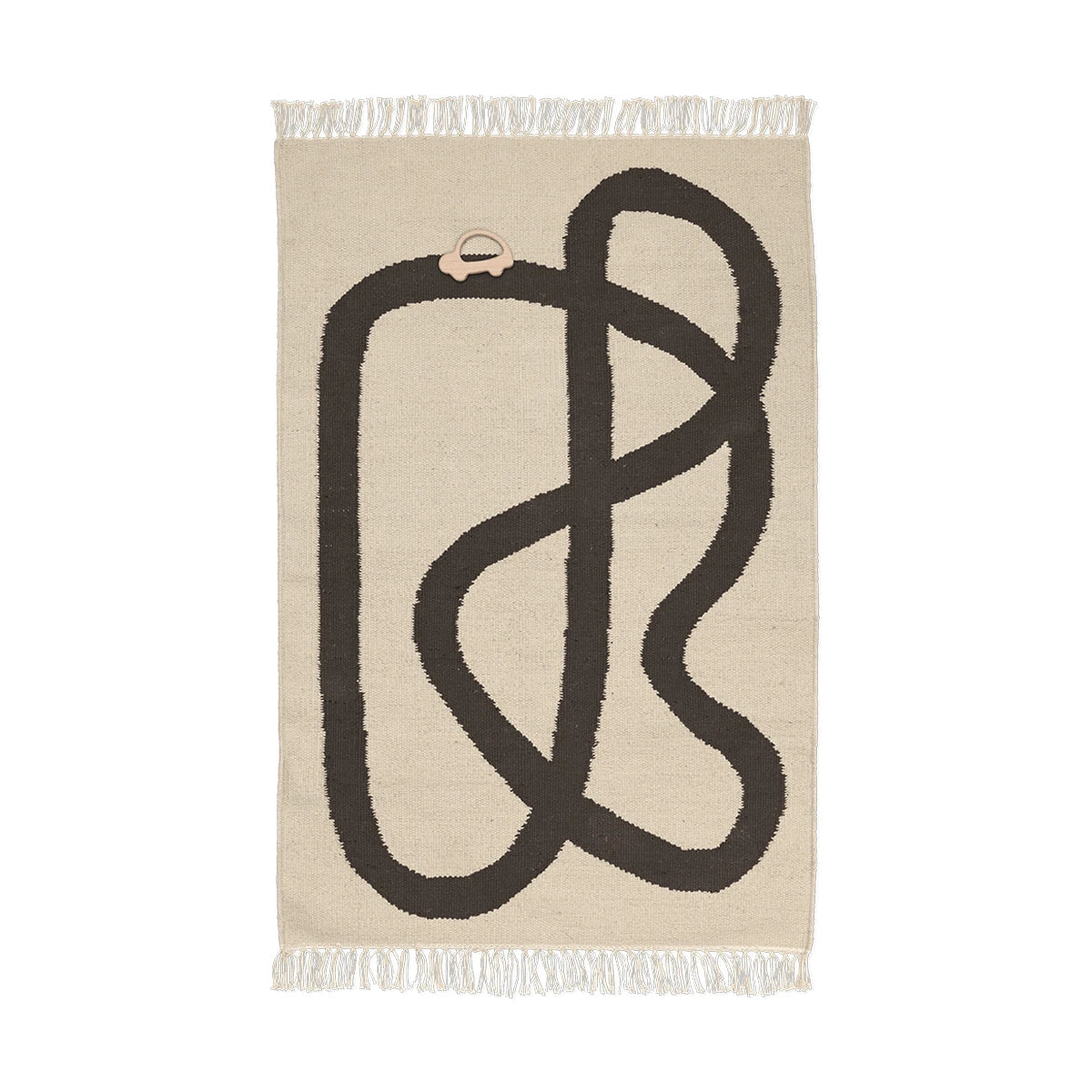 Lane Rug Off White-Chocolate - view 1