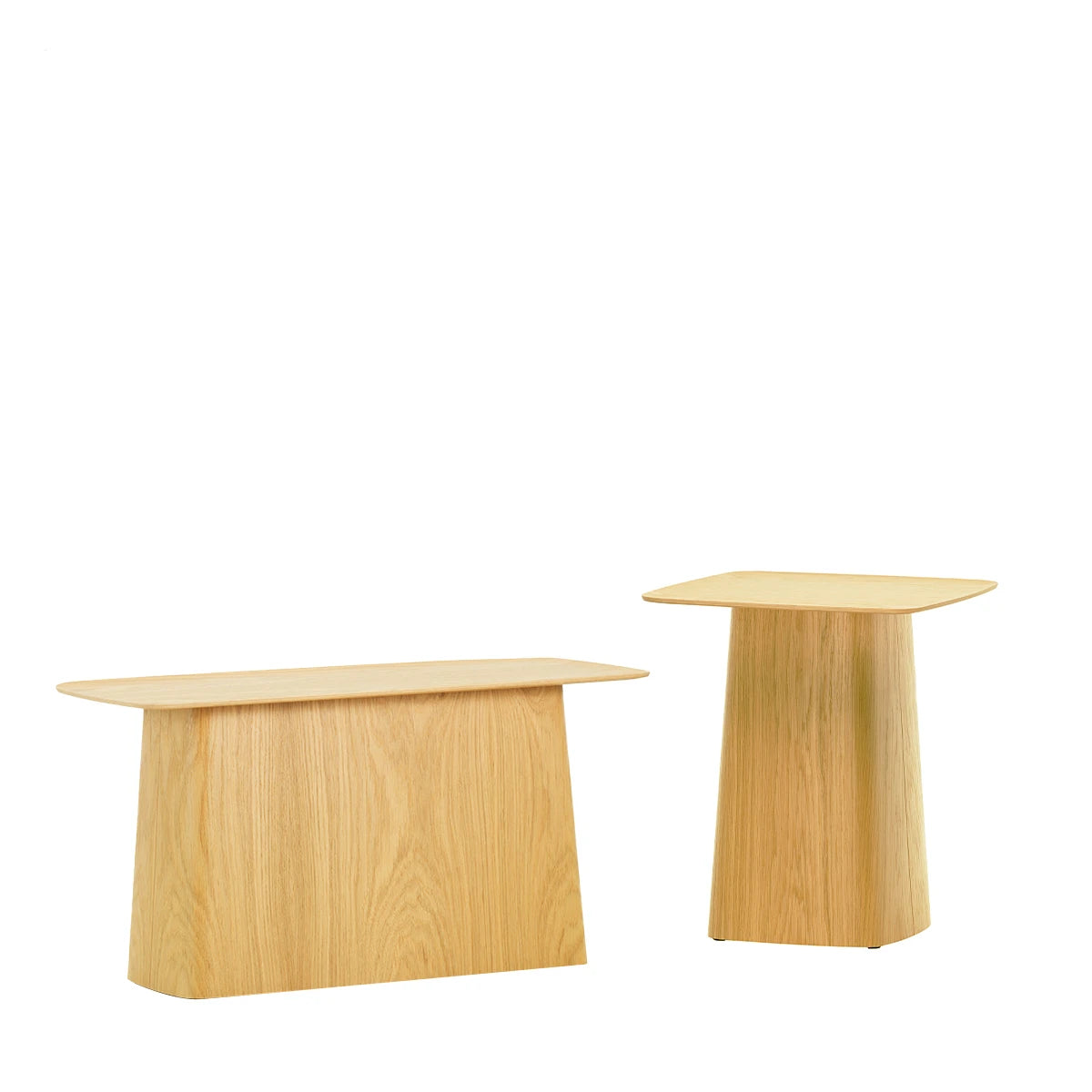 Wooden Side Table Natural Oak - view 1