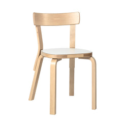 Chair 69 2Heights White Laminate-Birch - view 1