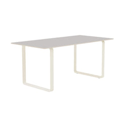 70/70 Linoleum Grey Sand Base Dining Table 1700 - view 1