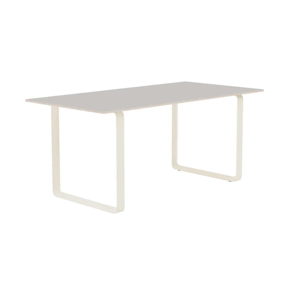 70/70 Linoleum Grey Sand Base Dining Table 1700 - view 1