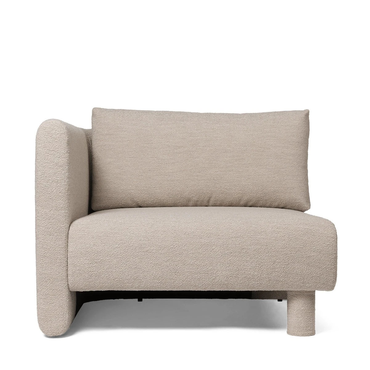 Dase Armrest Left Soft Boucle - Natural - view 1
