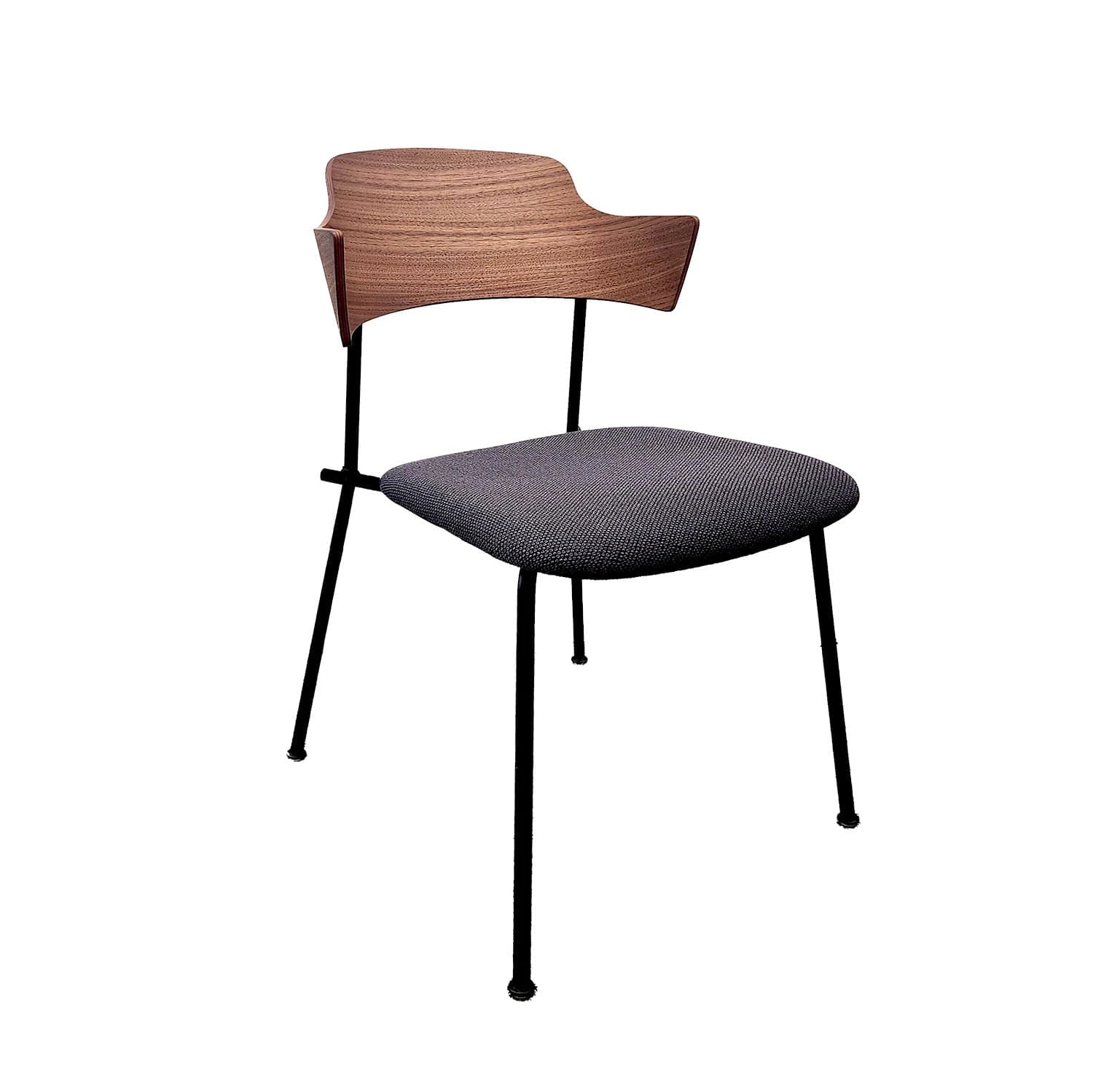 Unstrain Walnut Charcoal Armchair - view 1