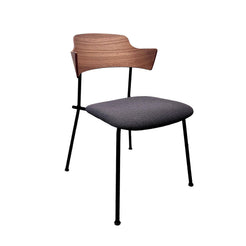 Unstrain Walnut Charcoal Armchair - view 1