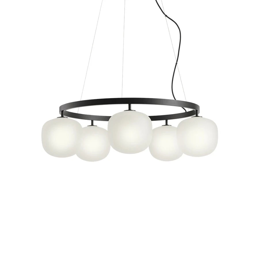 Rime Chandelier Pendant Black - view 1