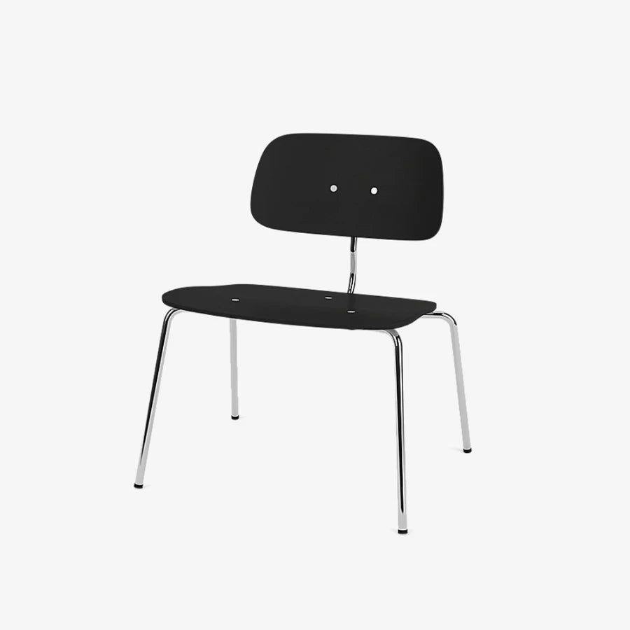 Kevi 2063 Lounge Chair Chrome/Black - view 1