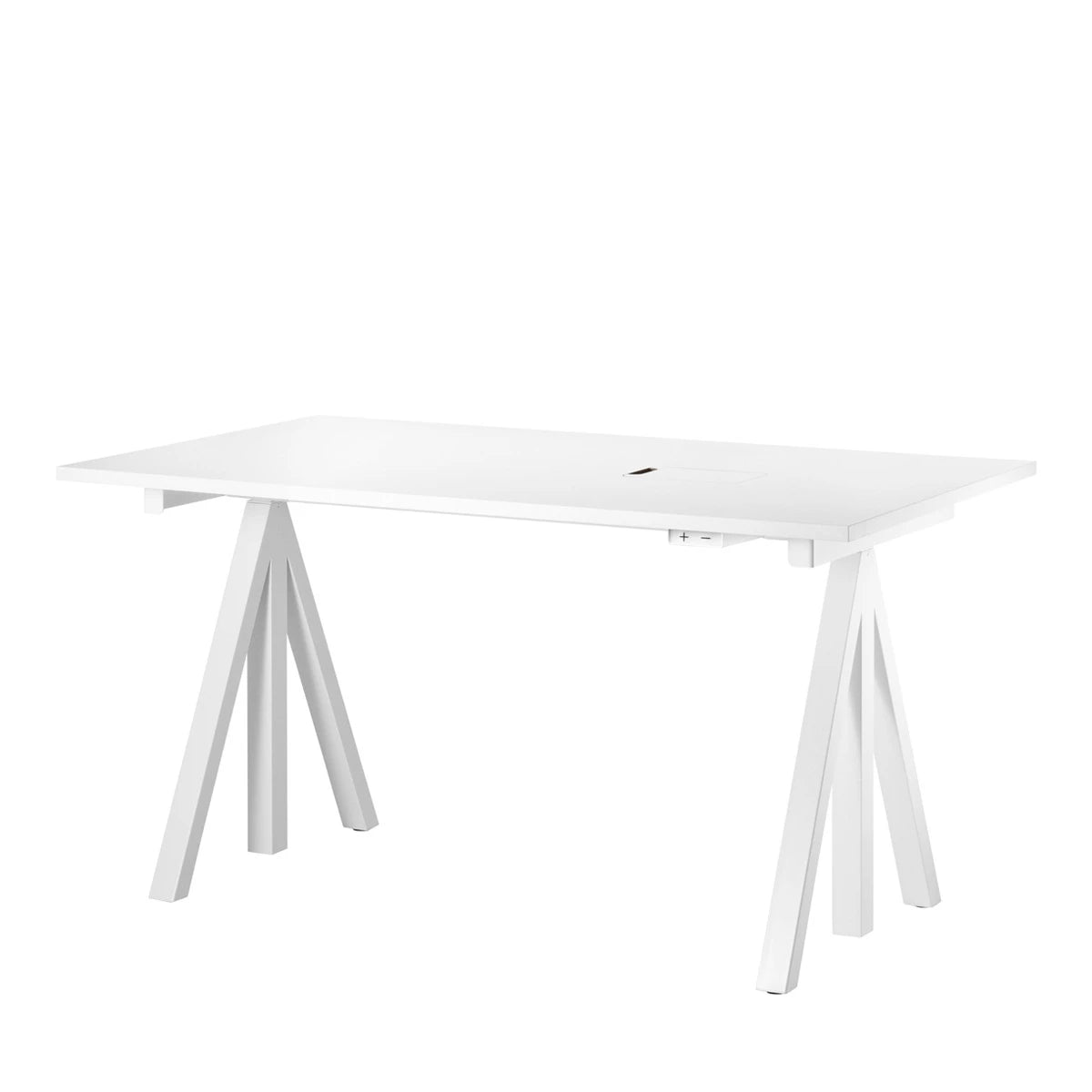 Works Height Adjustable Table White - view 1