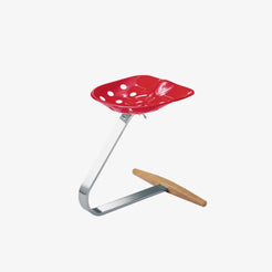 Mezzadro Stool Red - view 1