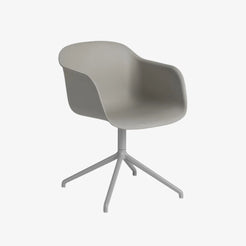 Fiber Armchair Swivel Grey - view 1
