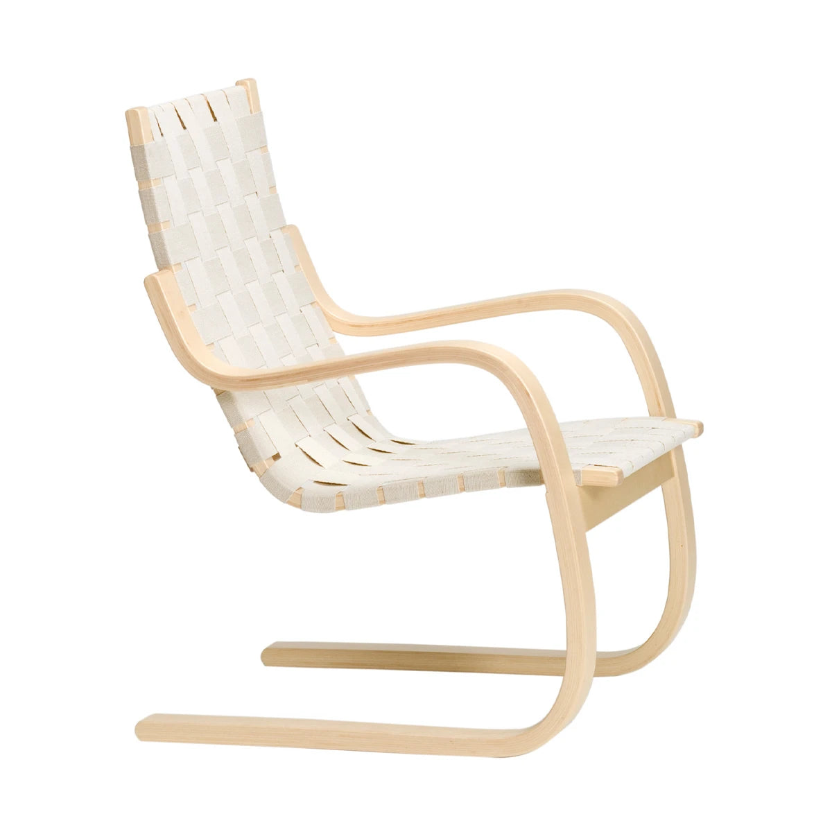 406 Armchair Natural White-Birch - view 1