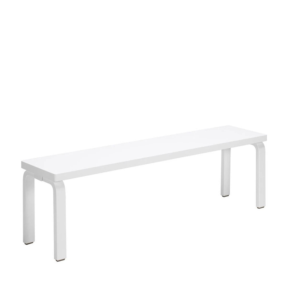 Bench 168B Solid Top 150 x 35 cm white - view 1