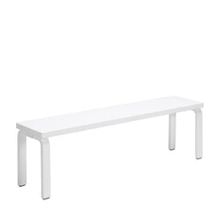 Bench 168B Solid Top 150 x 35 cm white - view 1