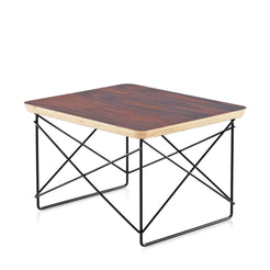 Eames Wire Base Low Table Walnut Top-Black Base - view 1