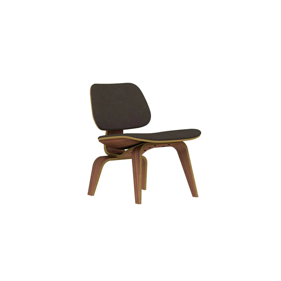 Eames Molded Plywood Lounge Chair, Wood Base (Hollow/Walnut) - view 1