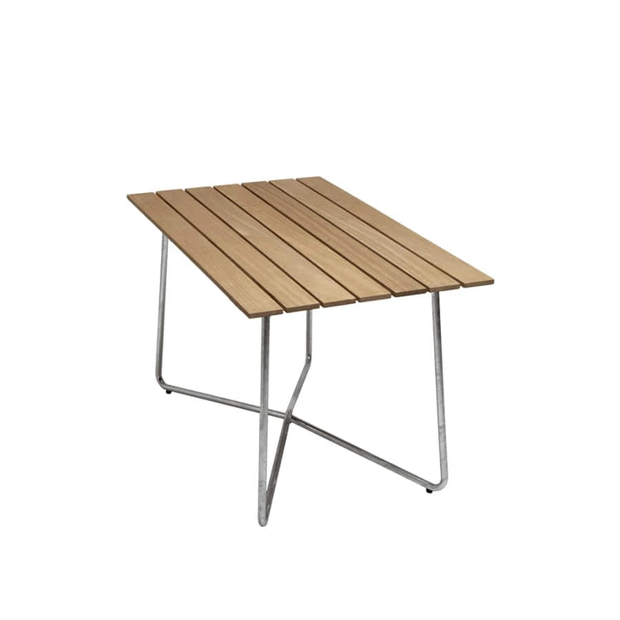 Classic Table B25A Galvanized/Teak - view 1