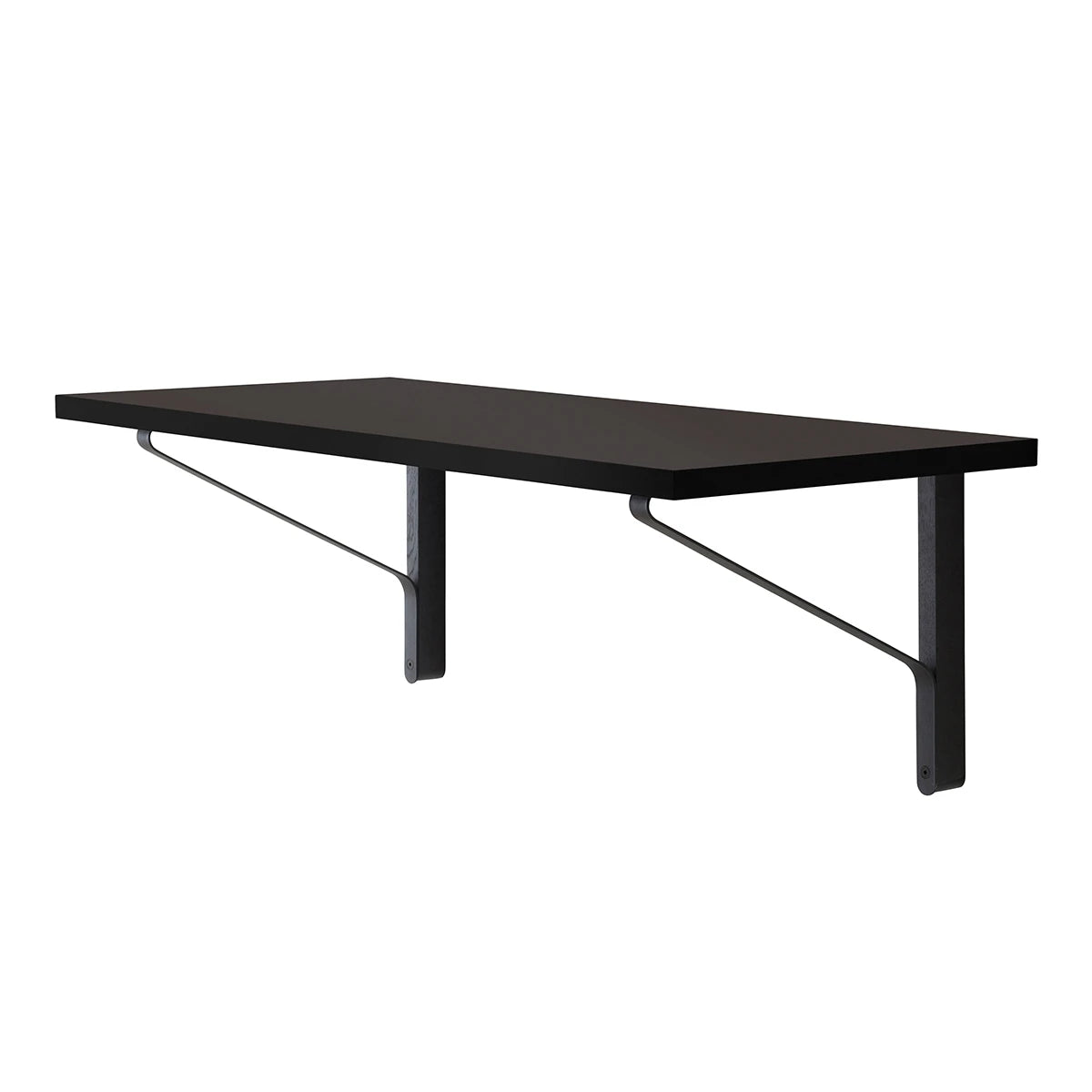 REB006 Kaari Wall Console Black Linoleum-Edge Black - view 1