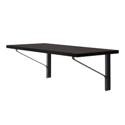 REB006 Kaari Wall Console Black Linoleum-Edge Black - view 1
