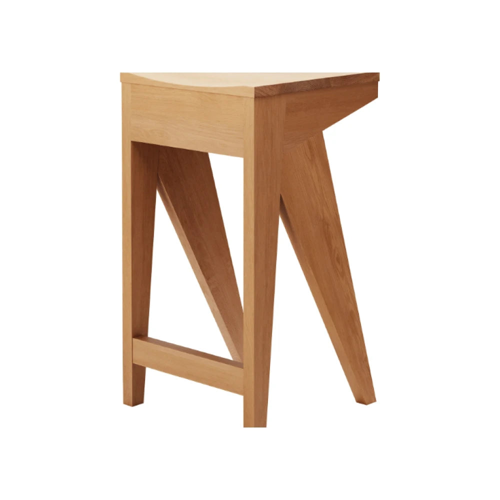 Schulz Stool H65 - Waxed Oak - view 1