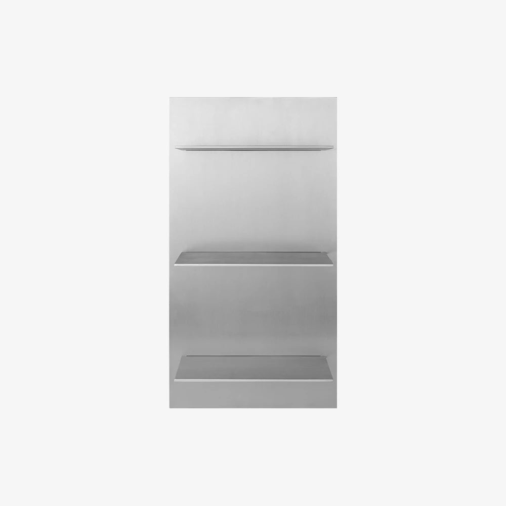 Lager Wall Shelf Triple Small Aluminium - view 1