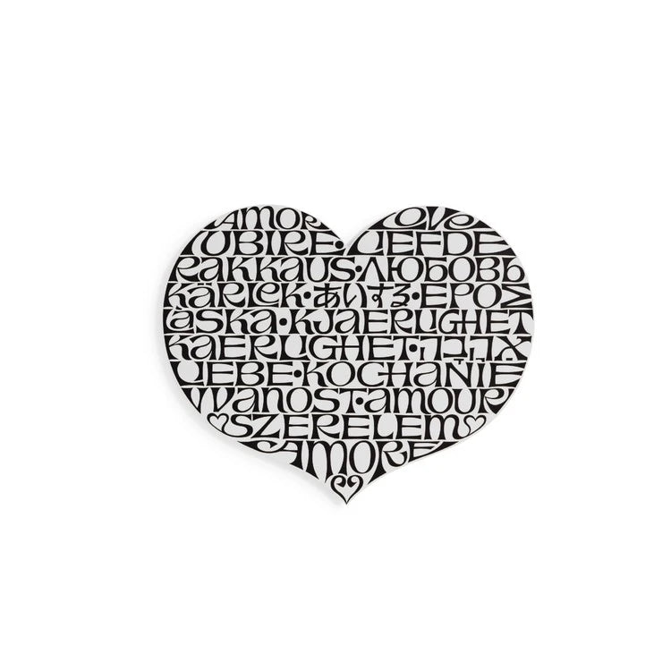 Metal Wall Relief_International Love Heart - view 1