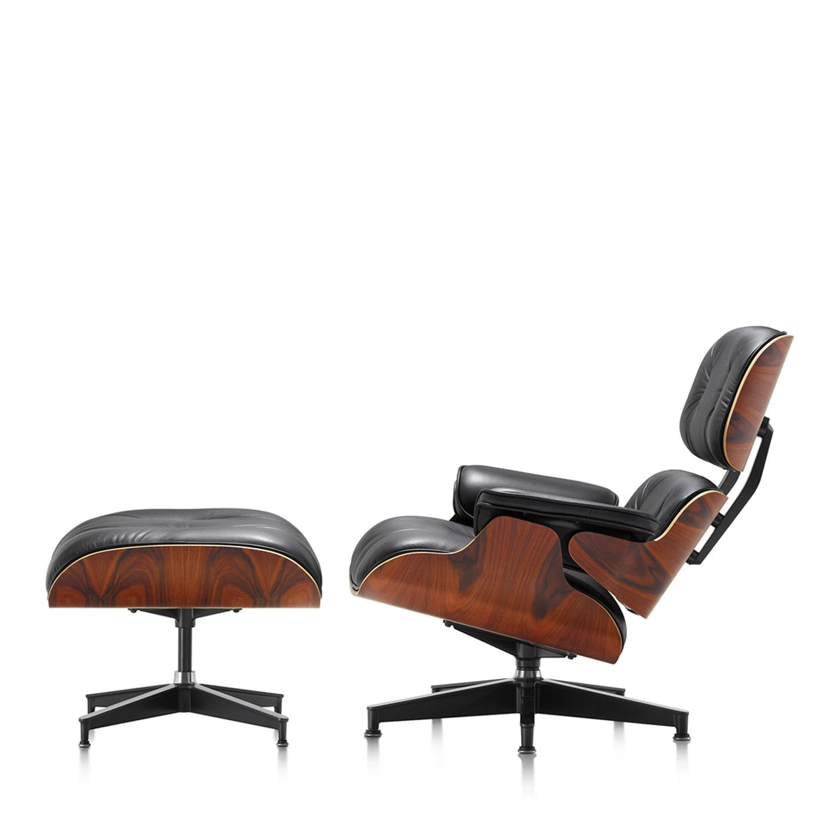 Eames Lounge Chair & Ottoman Classic Santos Palisander-Obsidian - view 1