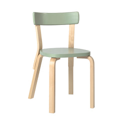 Chair 69 2 Heights Green Lacquered-Birch - view 1