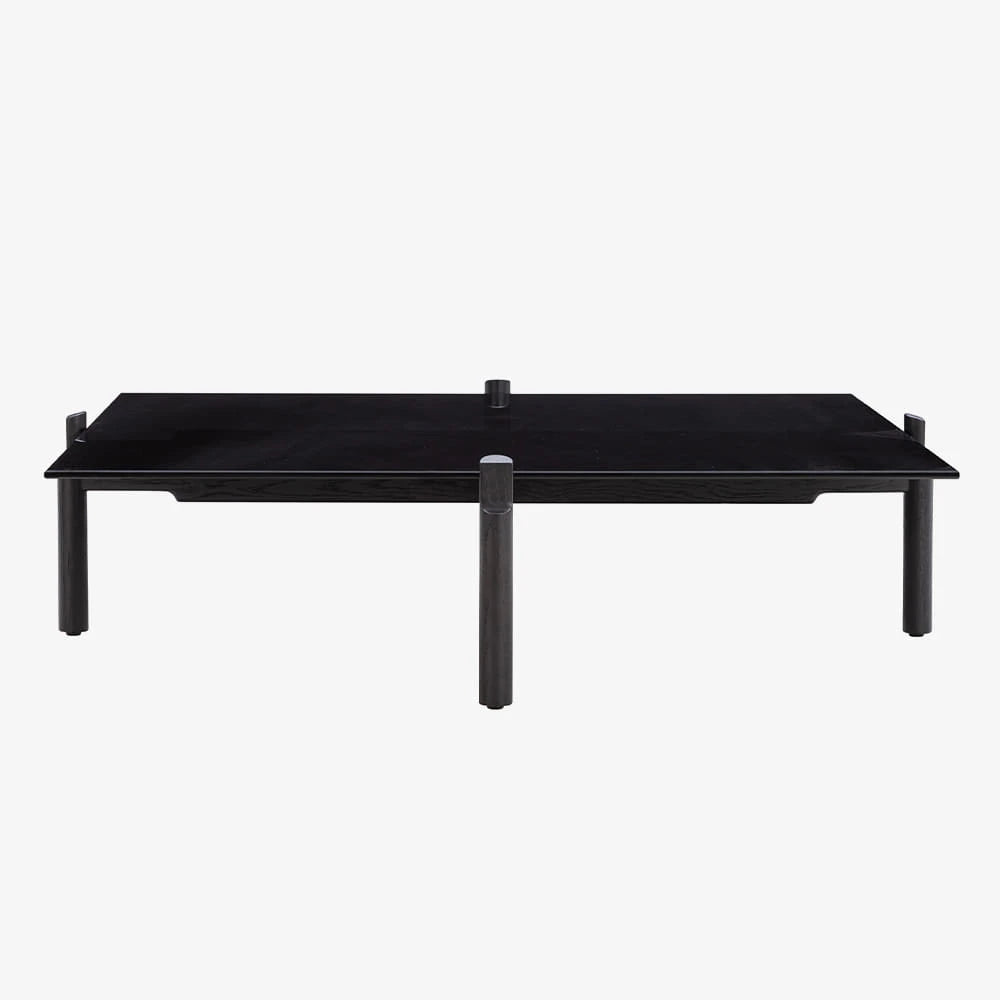 Notch Coffee Table Rectangular Large Black - view 1