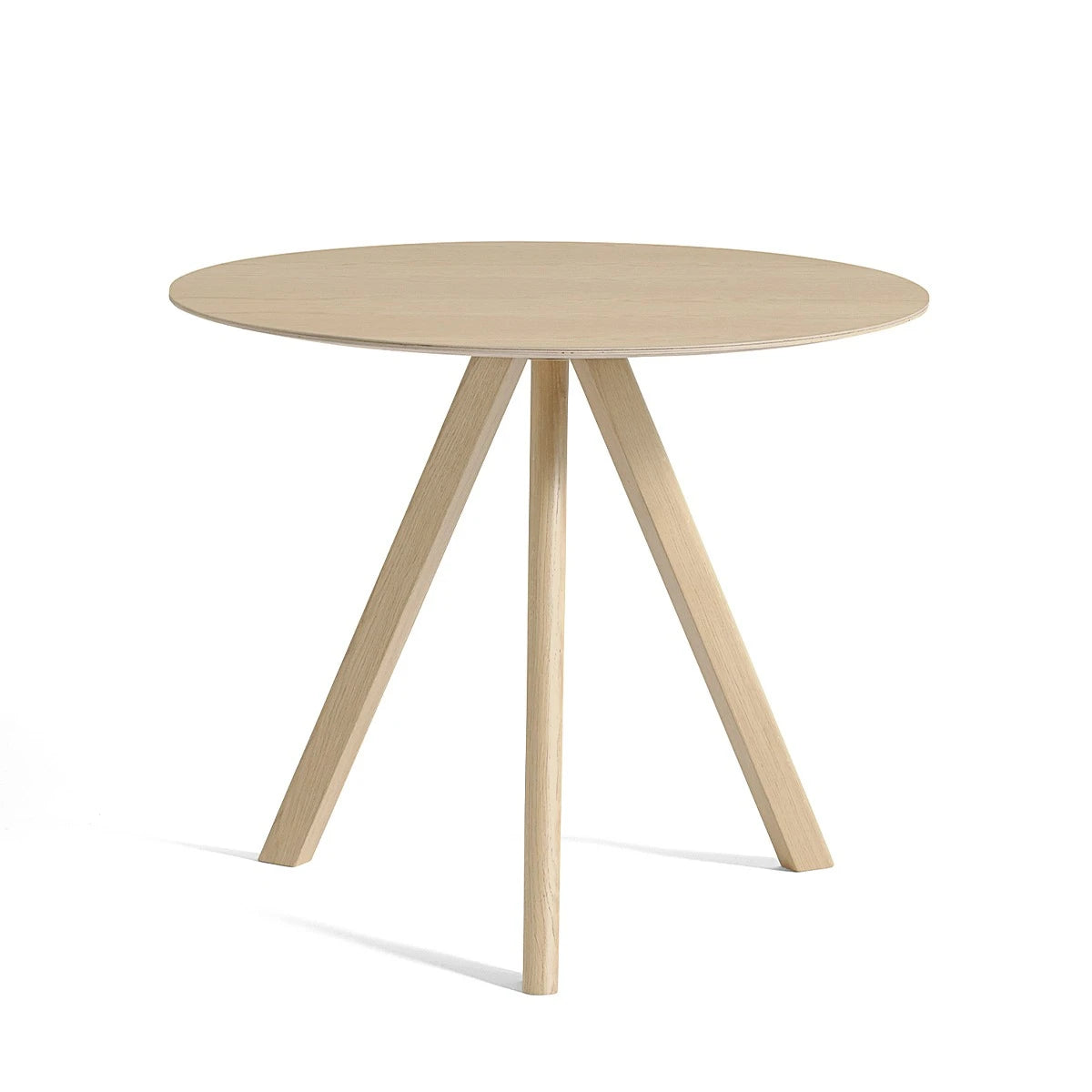 CPH20 Round Table Ø90 Oak-Oak Veneer - view 1