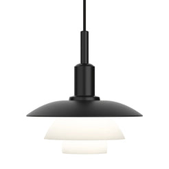 PH 3/3 pendant Metal Black/Opal Glass - view 1