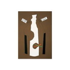 Silkscreen Poster - Ricostruzione Teorica Marrone - view 1