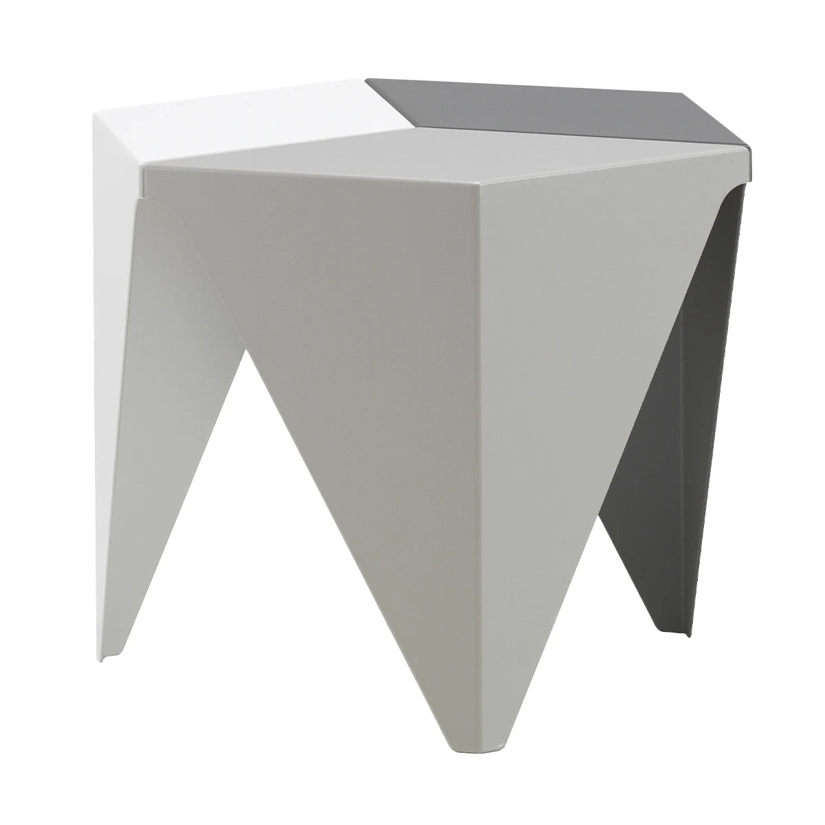 Prismatic Table Light Grey Three Tone - view 1