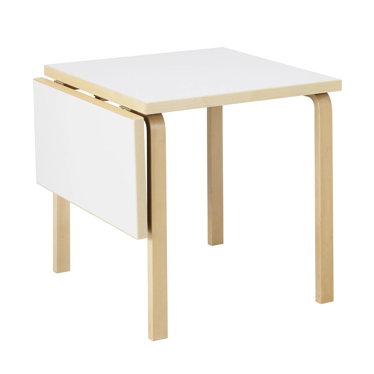 Aalto Folding Table DL81C 75 x 75-112.5 cm White Laminate - view 1