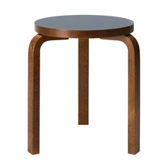 Stool 60 Pewter-Walnut Stained Birch - view 1