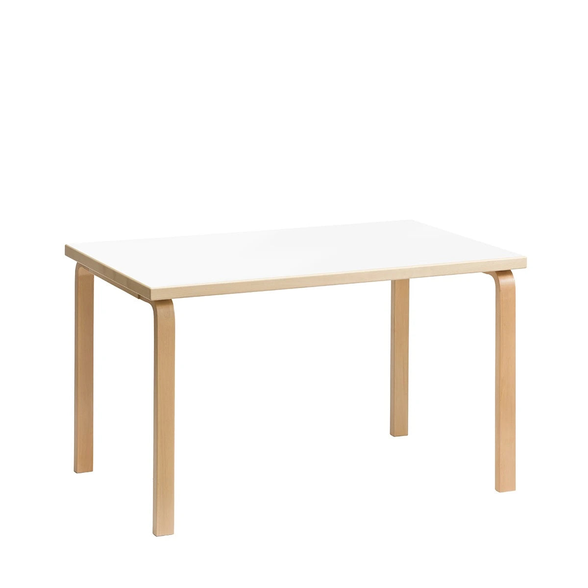 Aalto Table 81B 120 x 75-3Heights White-Birch - view 1