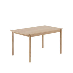 Linear Wood Table 140 x 85 Oak - view 1