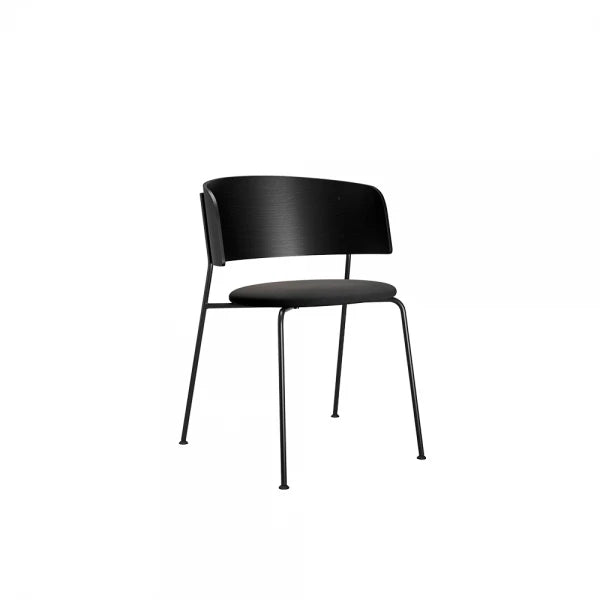 Wagner Armchair - Leather Dunes Anthracite - view 1