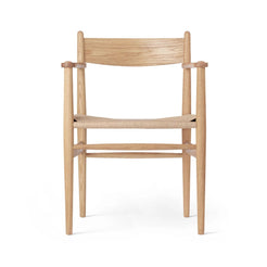 CH37 Oak Oil Paper Cord Natural Dining Chair - view 1
