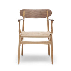 CH26 Oak Walnut Dining Chair - view 1