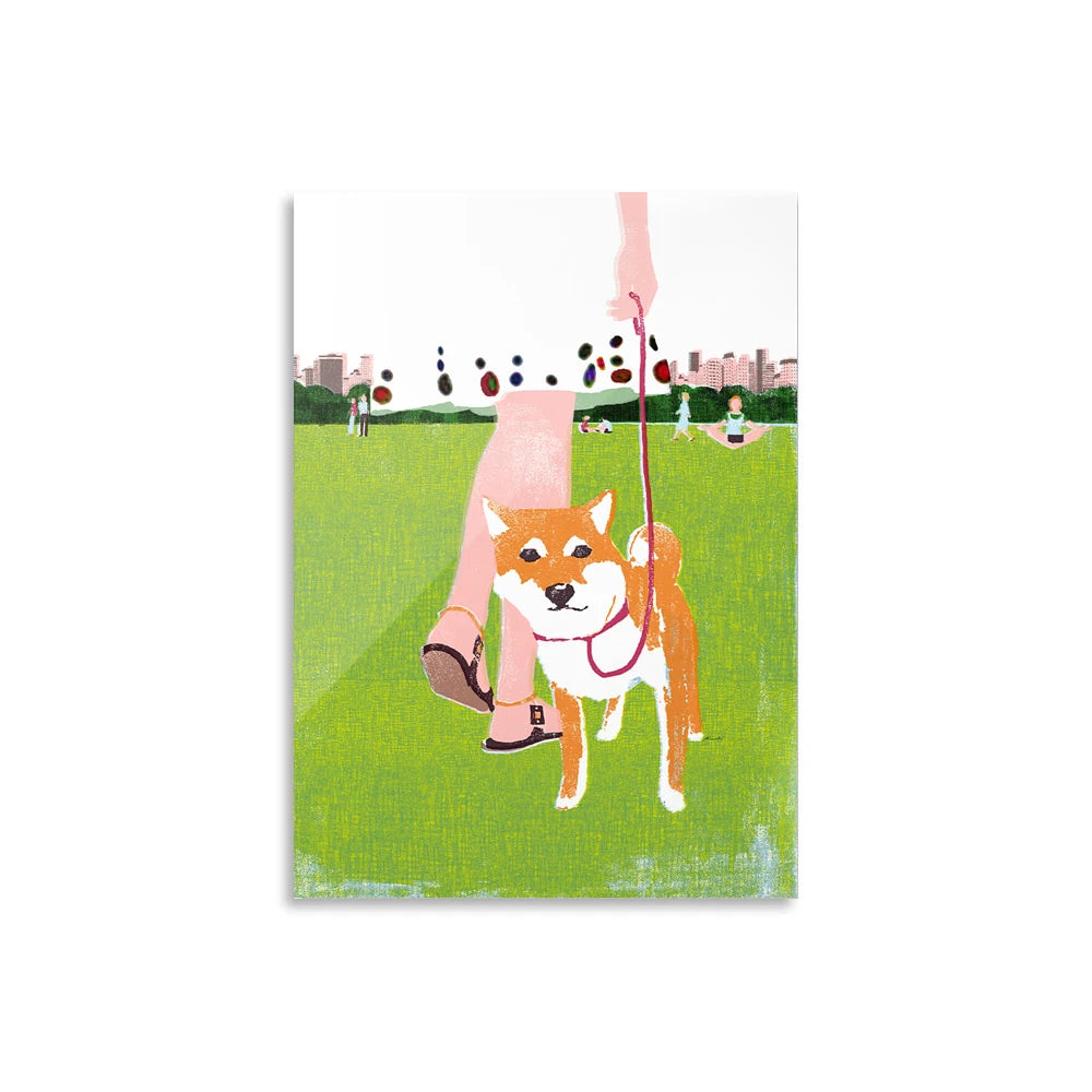 [Limited Edition] Shiba Inu in Central Park Poster - view 1