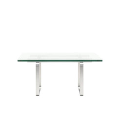 CH106 Glass Stainless Coffee Table - view 1