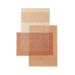 Canvas Geo Coral Rug - view 1