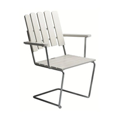 Armchair A2 White lacquered oak - view 1
