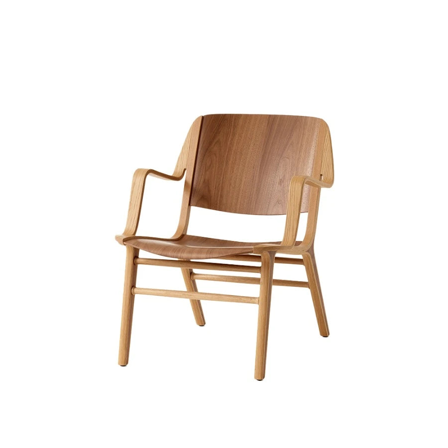 AX Lounge Chair HM11 Oak/Walnut - view 1