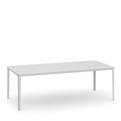 Plate Dining Table 100 x 220 white-white - view 1