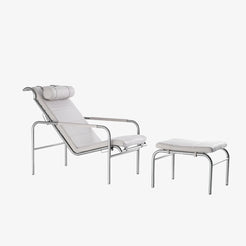 Genni Lounge Chair & Pouf - view 1