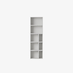 Stacked Storage System Bookcase Config.7 Grey - view 1
