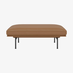 OUTLINE Pouf Refine Cognac/Black - view 1