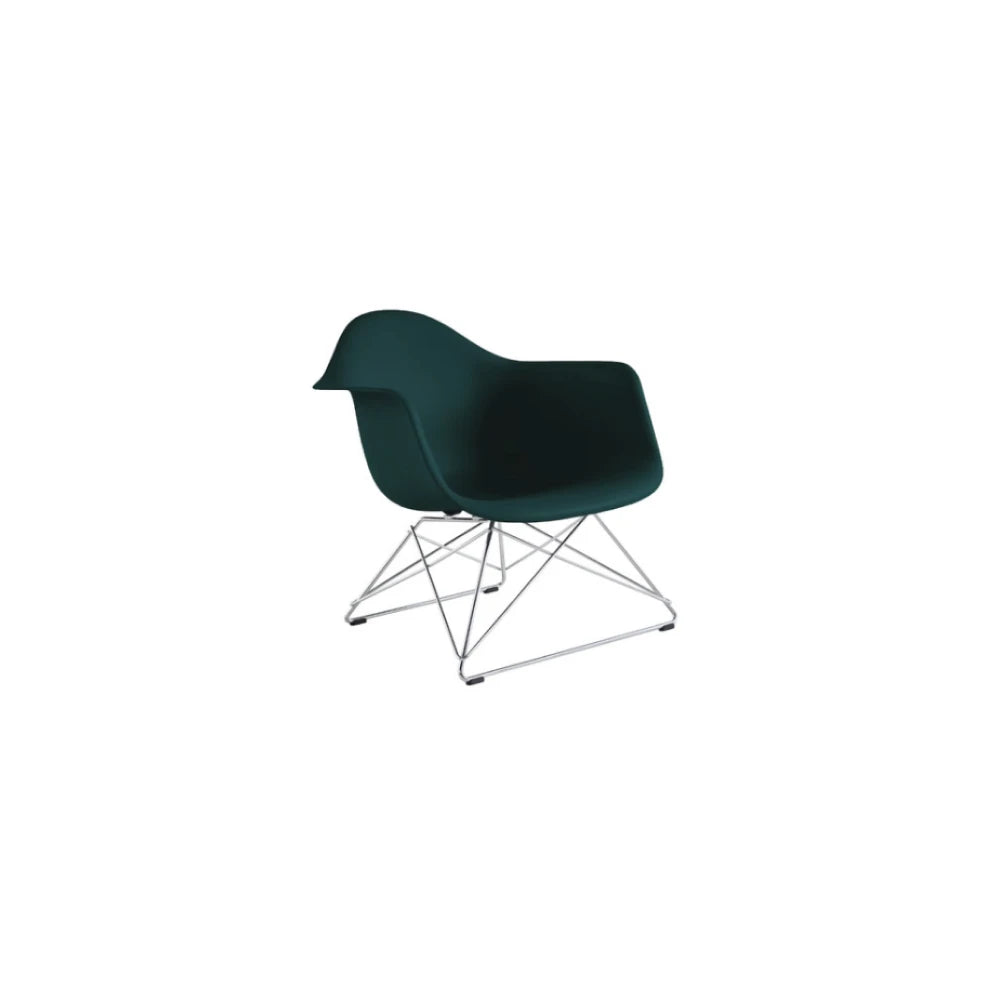 Eames Molded Plastic Armchair, Low Wire Base - view 1