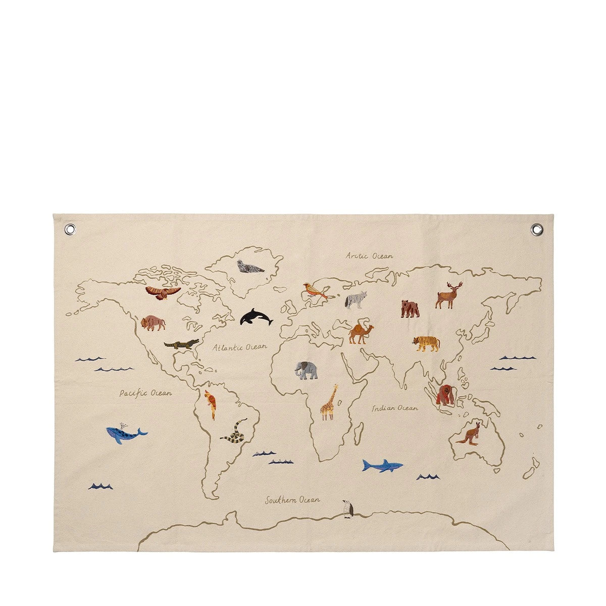 The World Textile Map - Off-White - view 1