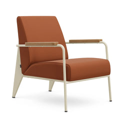 Fauteuil De Salon Twill-Cognac Ecru Oak Arm - view 1